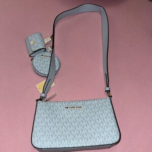 Michel Kors Jet Set Travel Bag Pale Ocean